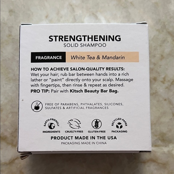 NEW Kitsch Strengthening Solid Shampoo - Rice Water Protein - Picture 2 of 2